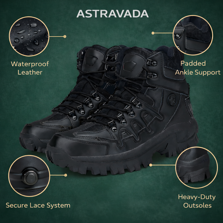 Waterproof Lightweight Outdoor Boots – Grip Support for Field Use