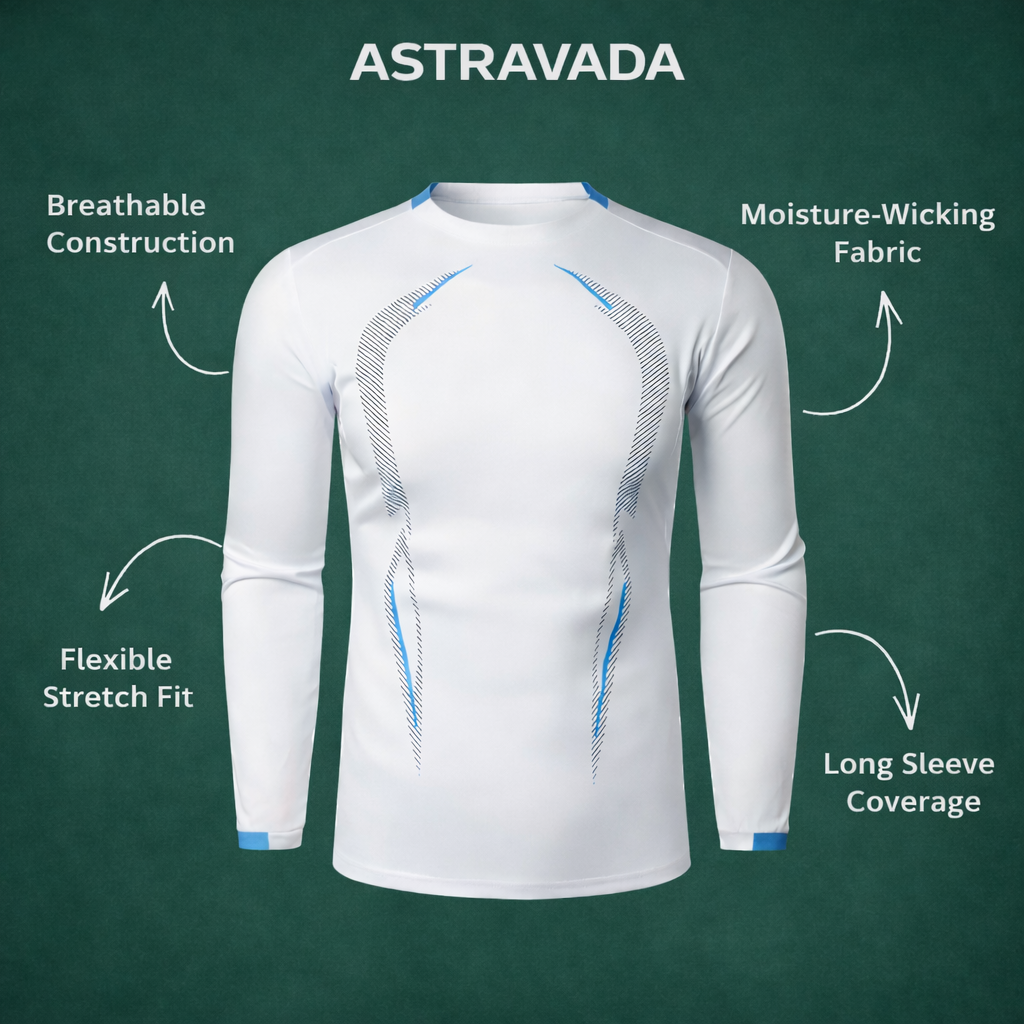 Men’s Breathable Long Sleeve Outdoor T-Shirt – Lightweight Trail Layer