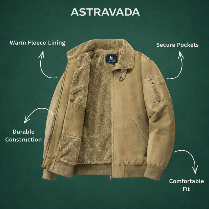 Men’s Durable Outdoor Jacket – Insulated Layer for Cold Weather Use