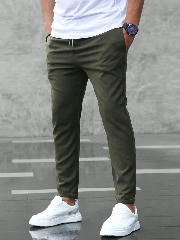 Men’s Stretch Jogger Trousers – Elastic Waist for Everyday Comfort