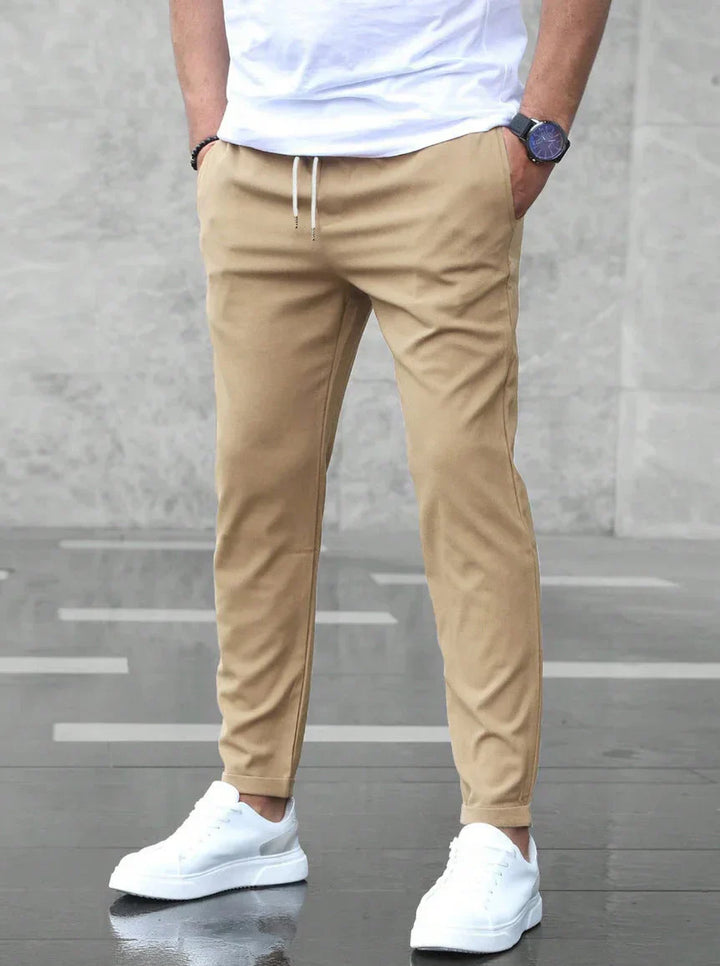 Men’s Stretch Jogger Trousers – Elastic Waist for Everyday Comfort