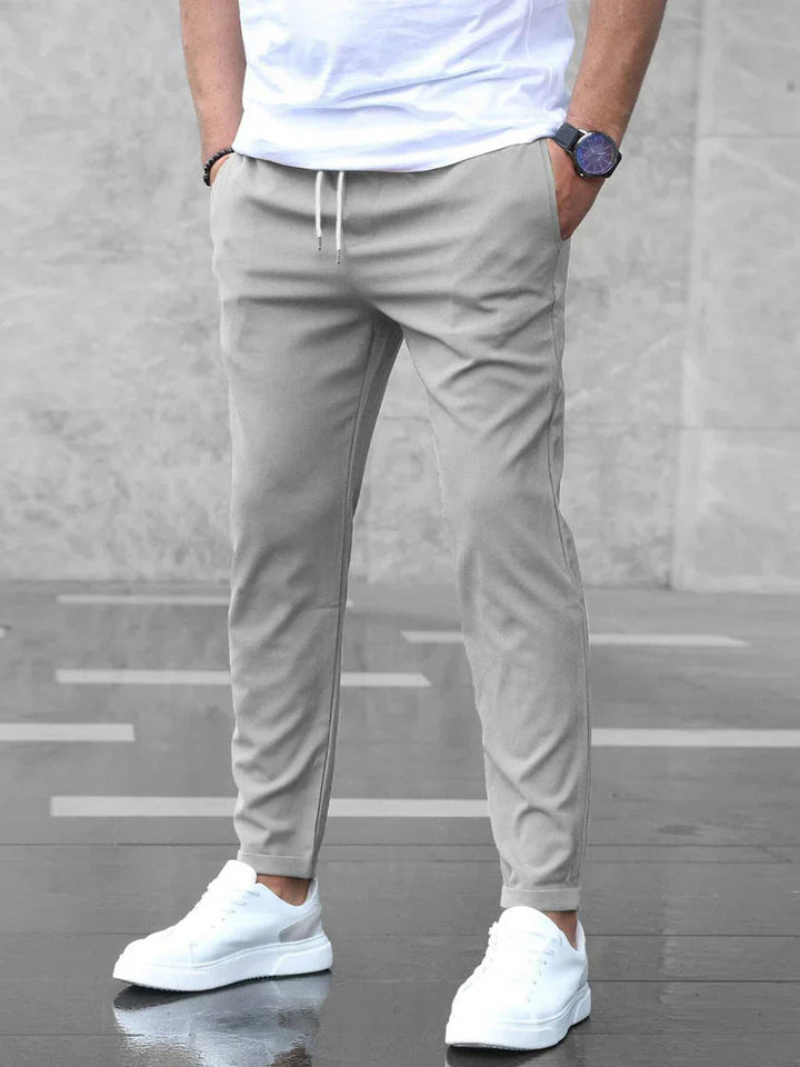 Men’s Stretch Jogger Trousers – Elastic Waist for Everyday Comfort