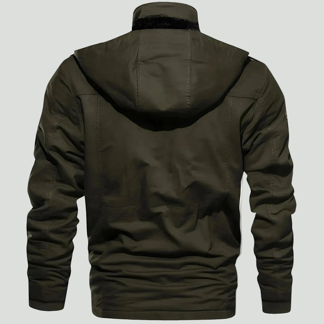 Men’s Tactical Outdoor Jacket – Multi Pocket Design for Cold Weather Use