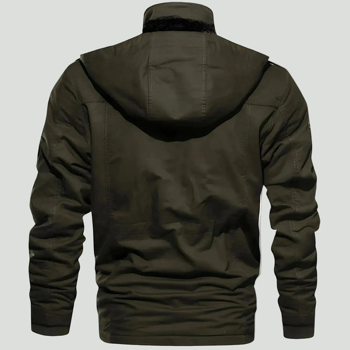 Men’s Tactical Outdoor Jacket – Multi Pocket Design for Cold Weather Use