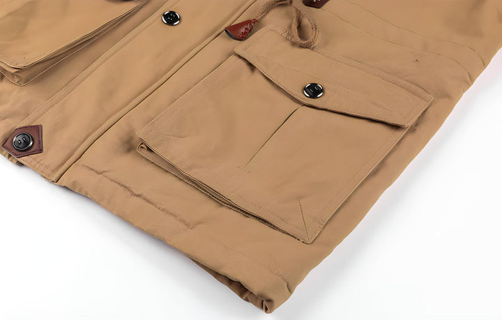 Men’s Tactical Outdoor Jacket – Multi Pocket Design for Cold Weather Use