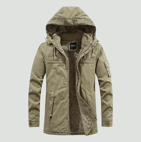 Padded Winter Jacket with Hood | Warm, Durable and Made for Cold Days
