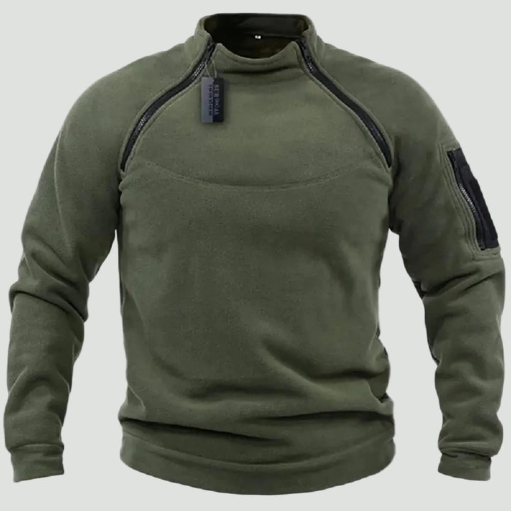 Men’s Tactical Fleece Sweater – Warm Pullover with Rugged Design