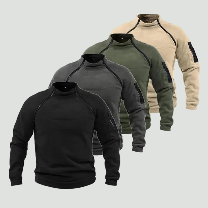 Men’s Tactical Fleece Sweater – Warm Pullover with Rugged Design
