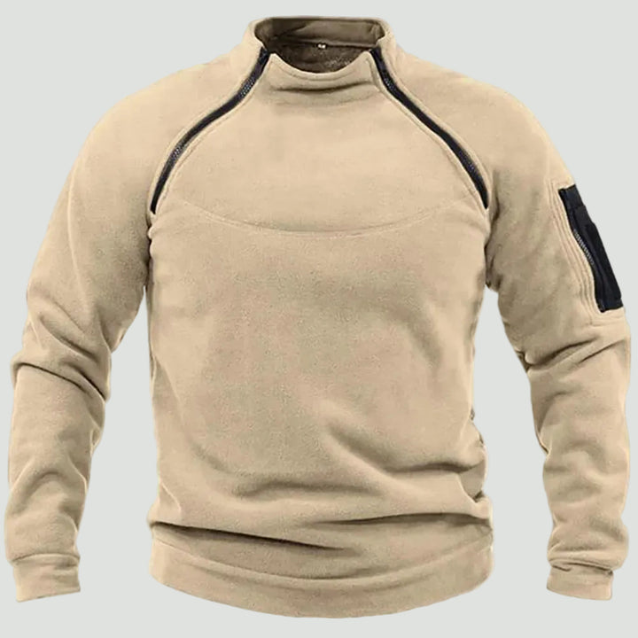 Men’s Tactical Fleece Sweater – Warm Pullover with Rugged Design