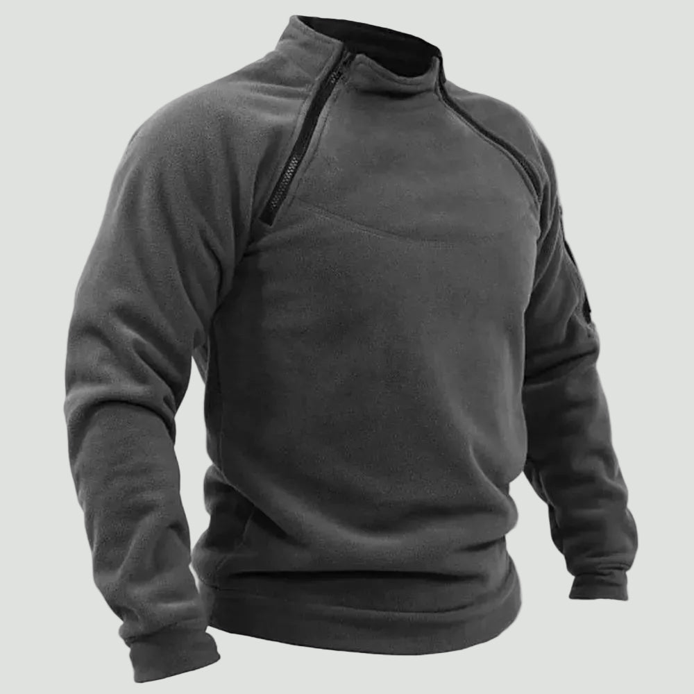 Men’s Tactical Fleece Sweater – Warm Pullover with Rugged Design