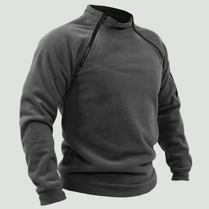 Men’s Tactical Fleece Sweater – Warm Pullover with Rugged Design