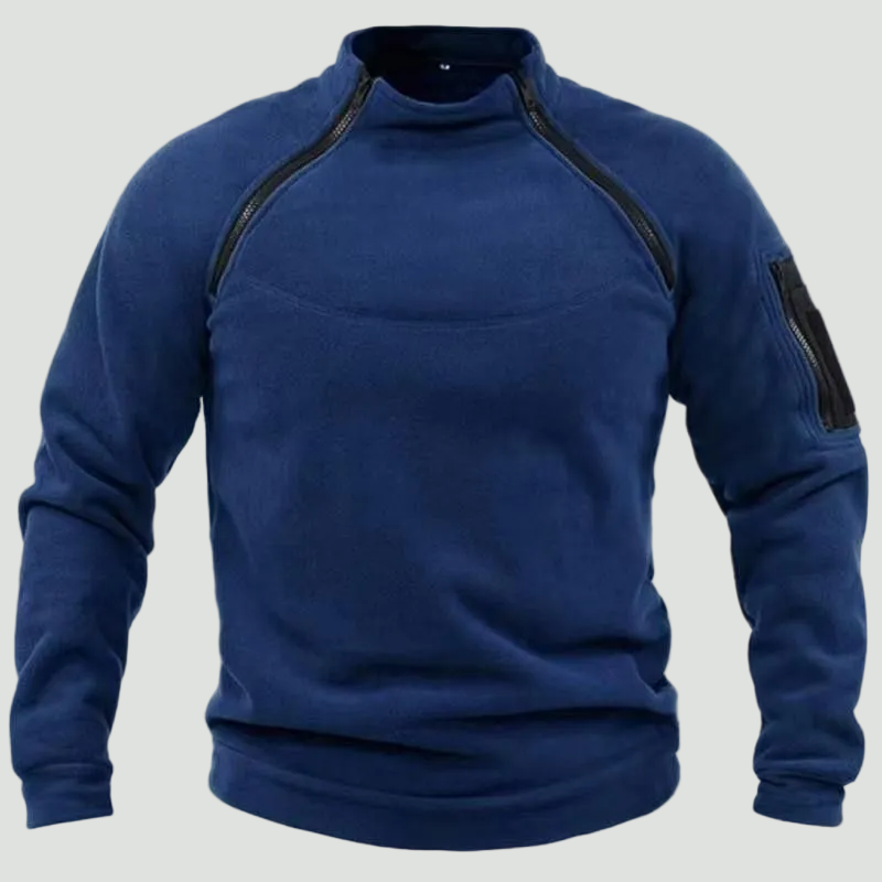 Men’s Tactical Fleece Sweater – Warm Pullover with Rugged Design