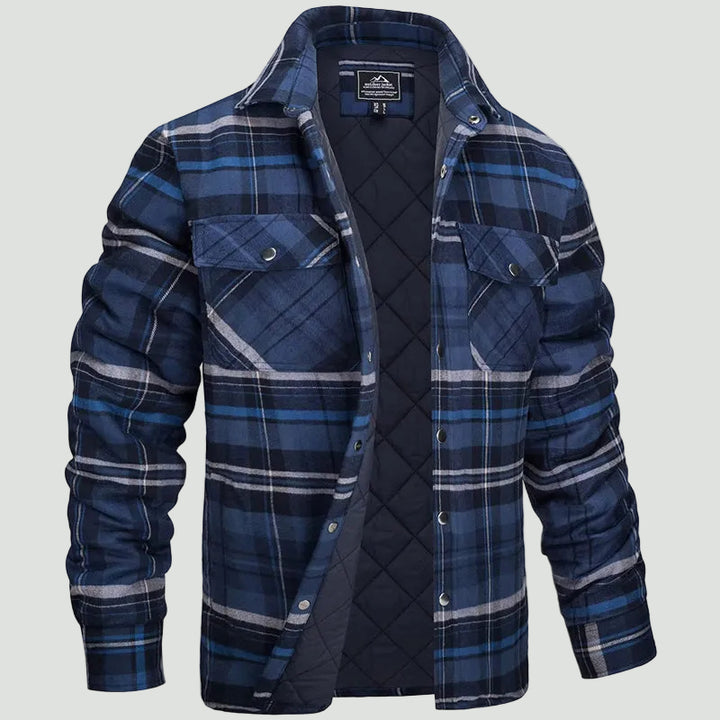 Men’s Checked Overshirt – Warm, Rugged and Ideal for Colder Days