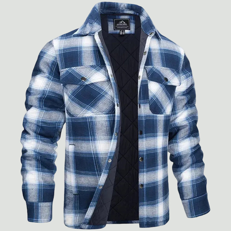 Men’s Checked Overshirt – Warm, Rugged and Ideal for Colder Days