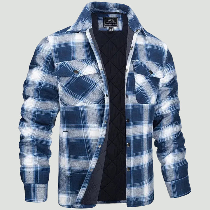 Men’s Checked Overshirt – Warm, Rugged and Ideal for Colder Days