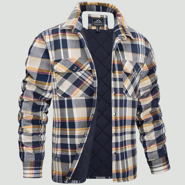 Men’s Checked Overshirt – Warm, Rugged and Ideal for Colder Days