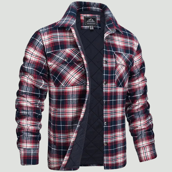 Men’s Checked Overshirt – Warm, Rugged and Ideal for Colder Days