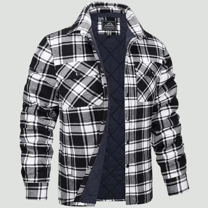 Men’s Checked Overshirt – Warm, Rugged and Ideal for Colder Days