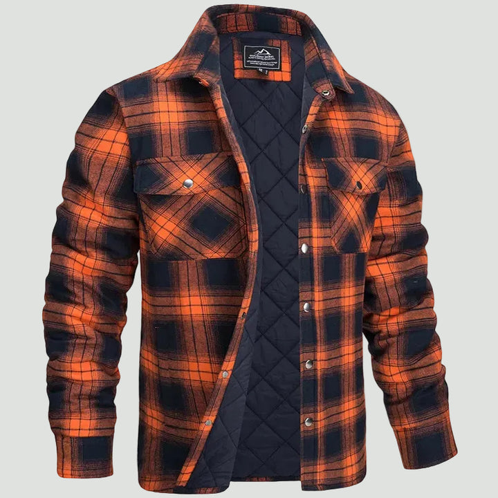 Men’s Checked Overshirt – Warm, Rugged and Ideal for Colder Days