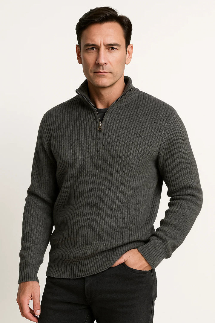 Men’s Sweater | Half Zip & Timeless Look