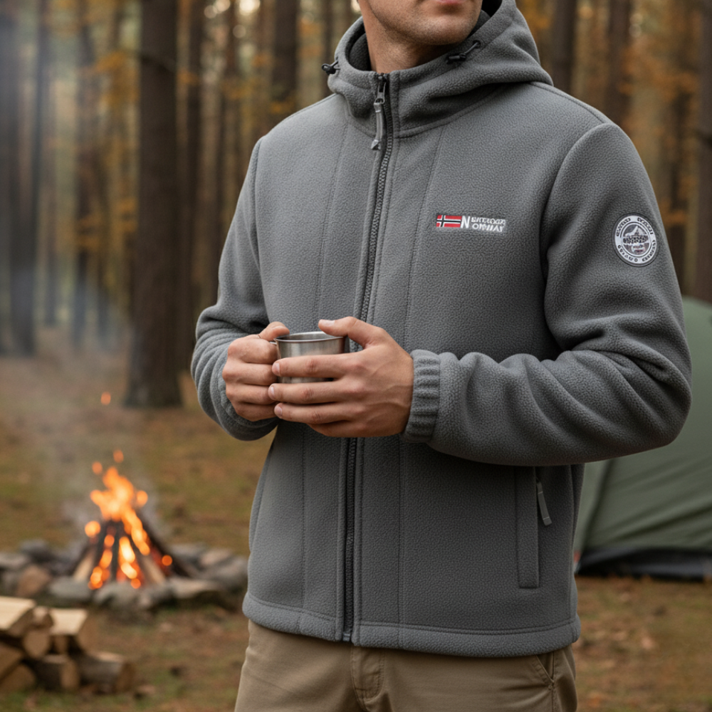 Men’s Fleece Jacket – Warm Outdoor Layer