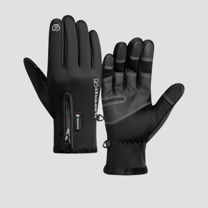 Water-Resistant Winter Gloves with Touchscreen Function – Breathable & Insulated