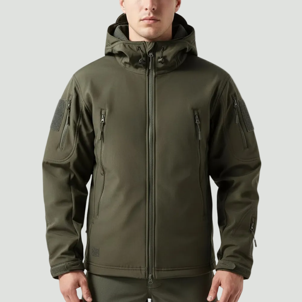 Softshell Outdoor Jacket – Hooded Protection for All Conditions
