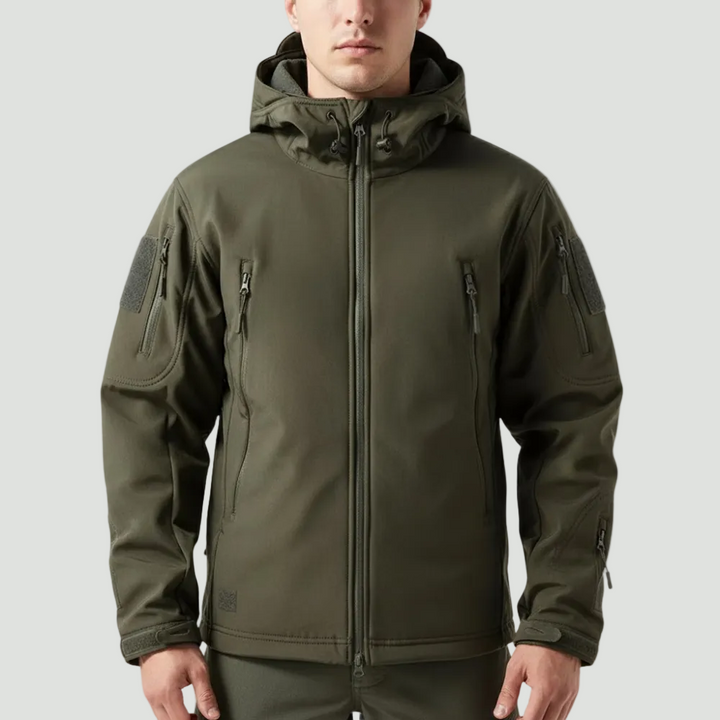 Softshell Outdoor Jacket – Hooded Protection for All Conditions