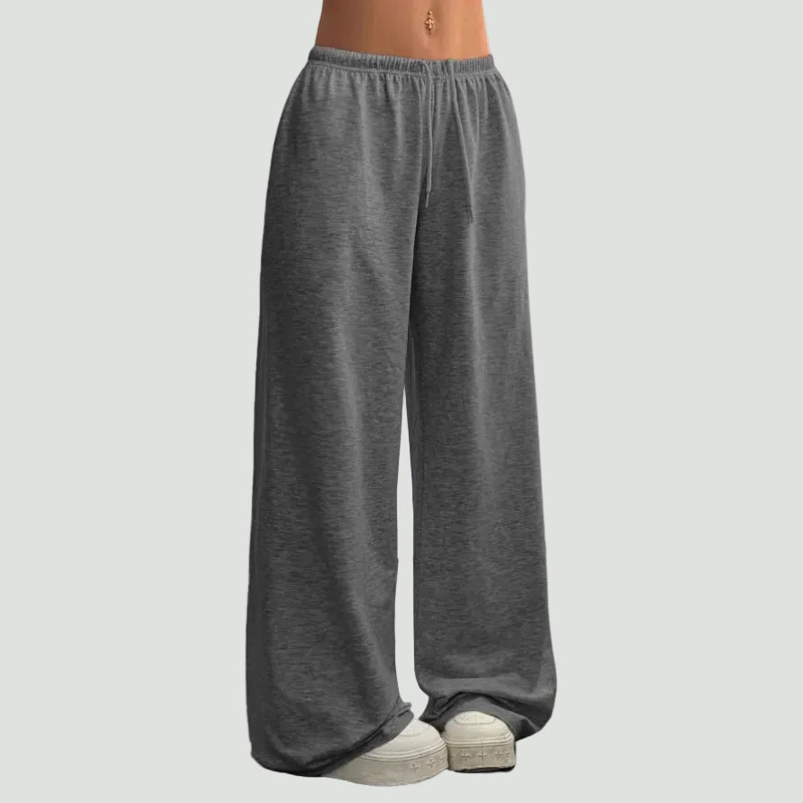 Women’s Jogger Trousers – Wide Leg, Casual Comfort