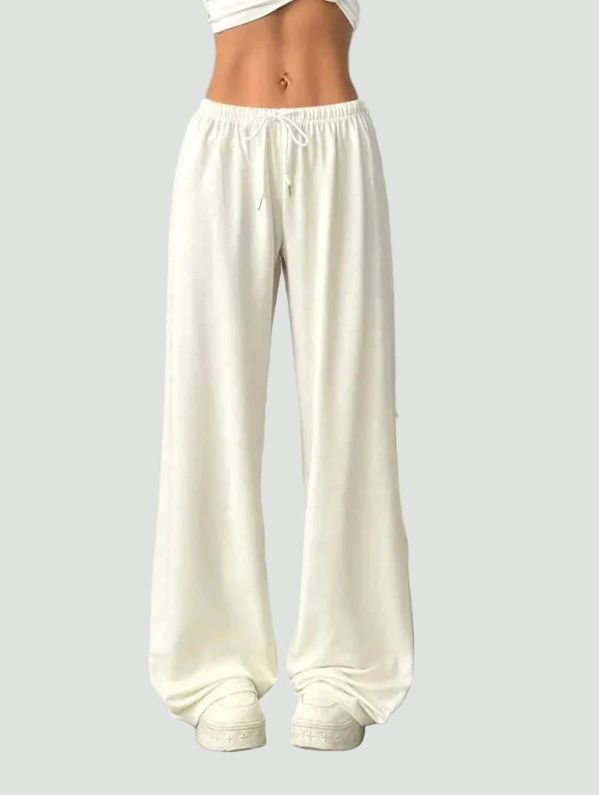 Women’s Jogger Trousers – Wide Leg, Casual Comfort