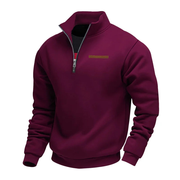 Half-Zip Fleece Sweatshirt – Warm and Comfortable Everyday Layer