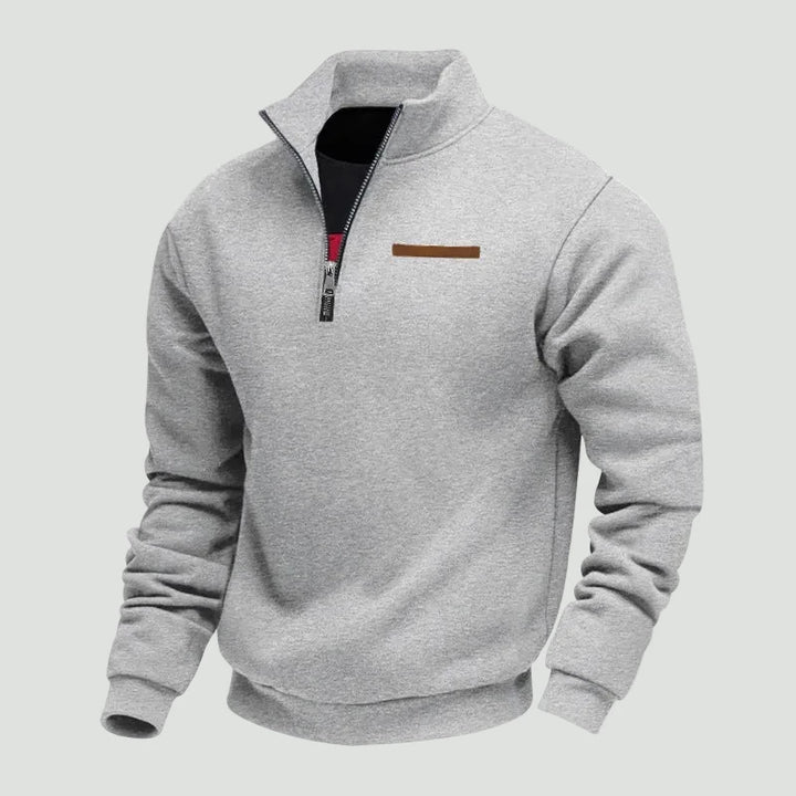 Men’s Half Zip Fleece Sweater – Warm Layered Comfort