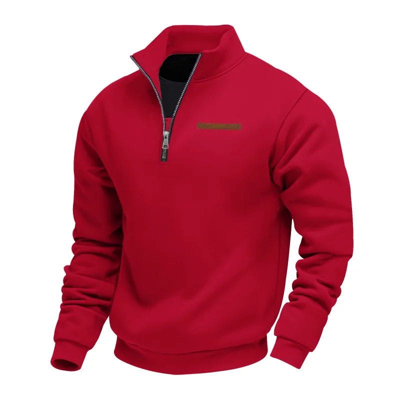 Half-Zip Fleece Sweatshirt – Warm and Comfortable Everyday Layer