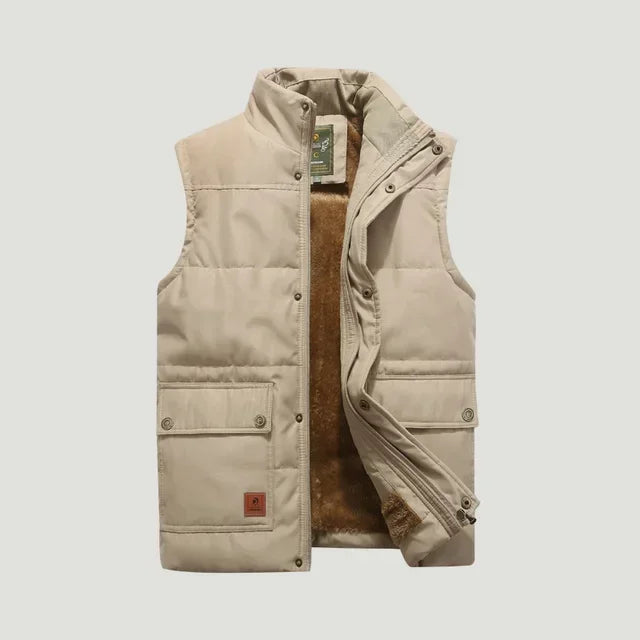 Men’s Padded Gilet – Casual Zip Design for Everyday Wear