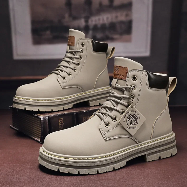 Men’s Lace-Up Boots – Durable Design with Supportive Fit