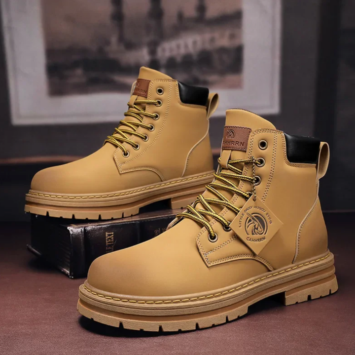 Men’s Lace-Up Boots – Durable Design with Supportive Fit