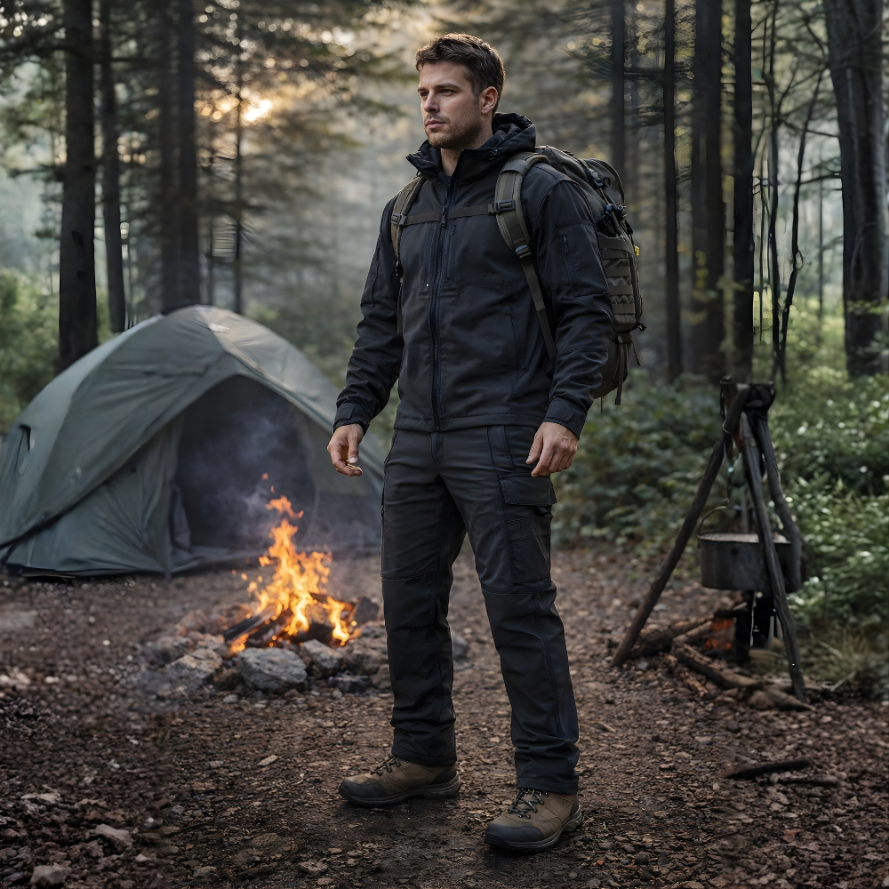 Men’s Tactical Cargo Pants – Heavy-Duty Utility Design for Outdoor Use