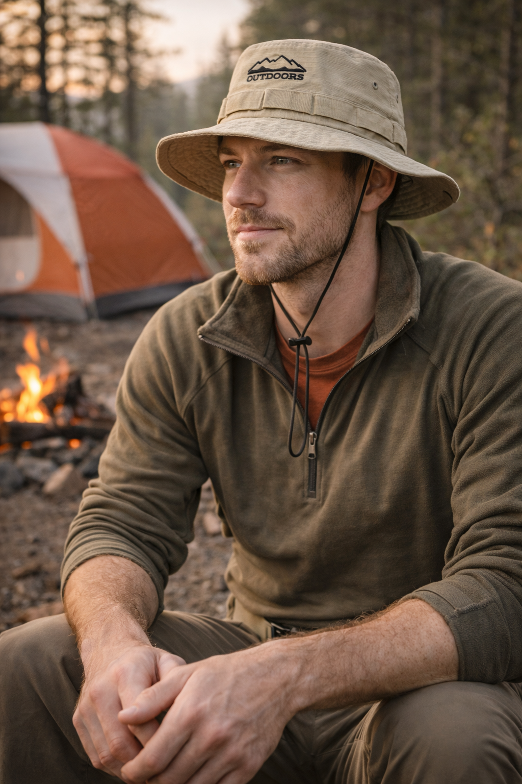 Breathable Cotton Outdoor Hat – Lightweight Sun Protection