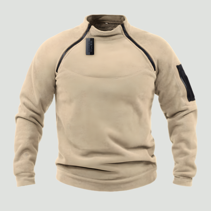 Men’s Warm Fleece Pullover – Breathable Layer for Outdoor Use