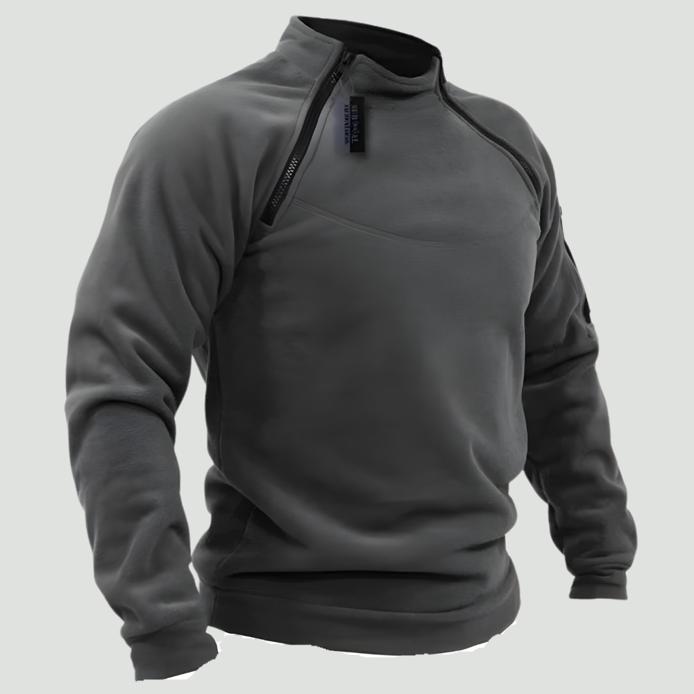 Men’s Warm Fleece Pullover – Breathable Layer for Outdoor Use