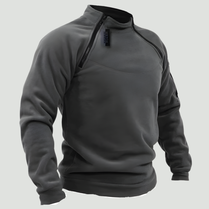 Men’s Warm Fleece Pullover – Breathable Layer for Outdoor Use