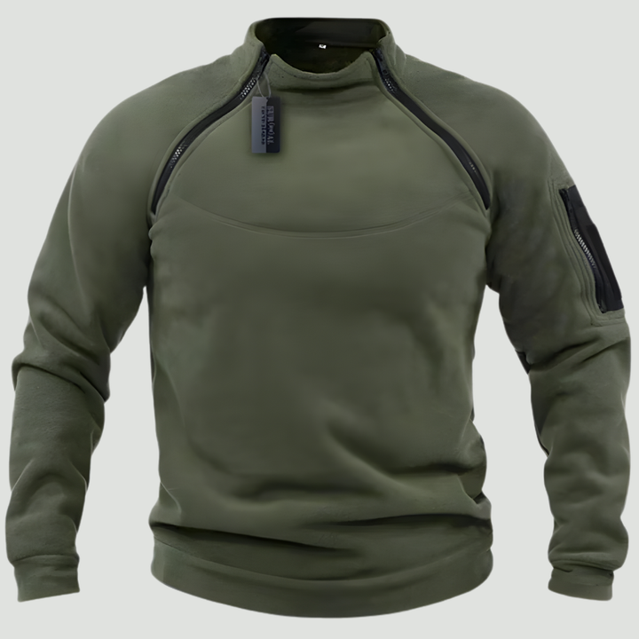 Men’s Warm Fleece Pullover – Breathable Layer for Outdoor Use