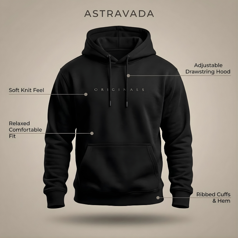 Men’s Hooded Sweatshirt – Modern Fit & Everyday Comfort