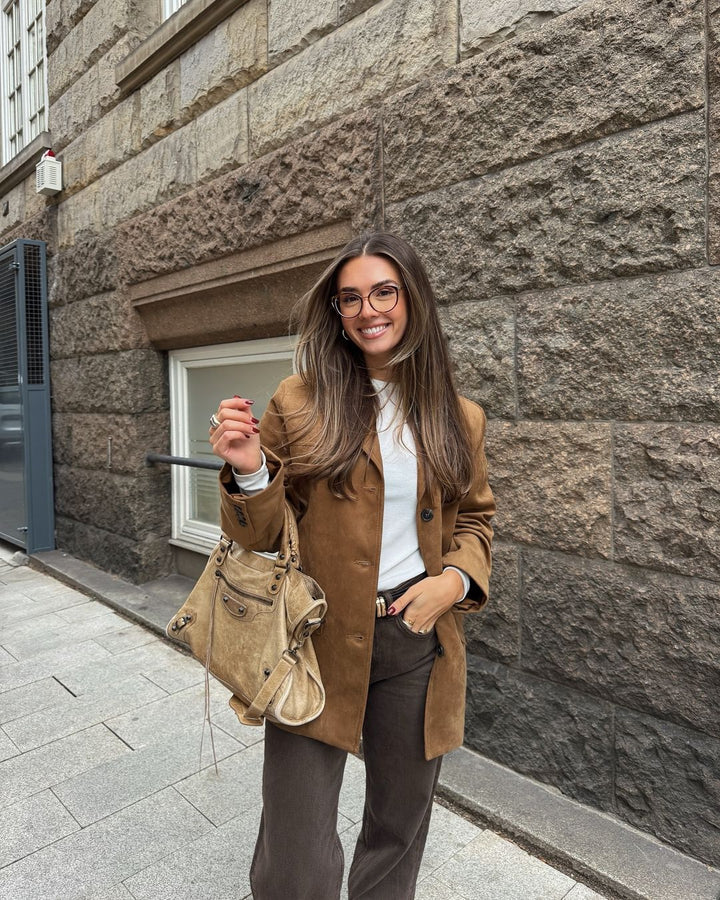 Women’s Blazer Jacket with Notched Lapels – Smart Casual Outerwear