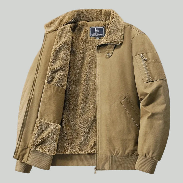 Men’s Durable Outdoor Jacket – Insulated Layer for Cold Weather Use