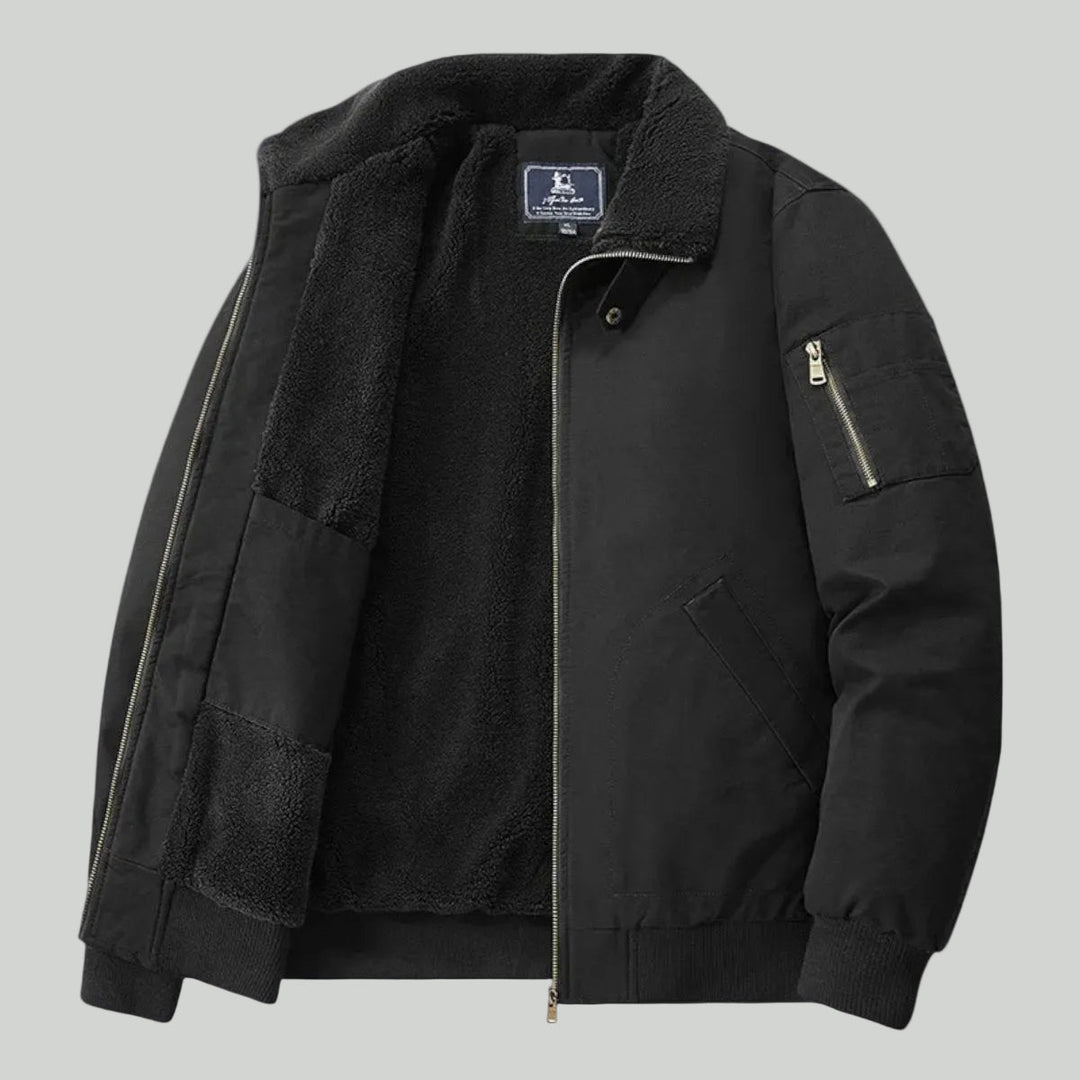 Men’s Durable Outdoor Jacket – Insulated Layer for Cold Weather Use