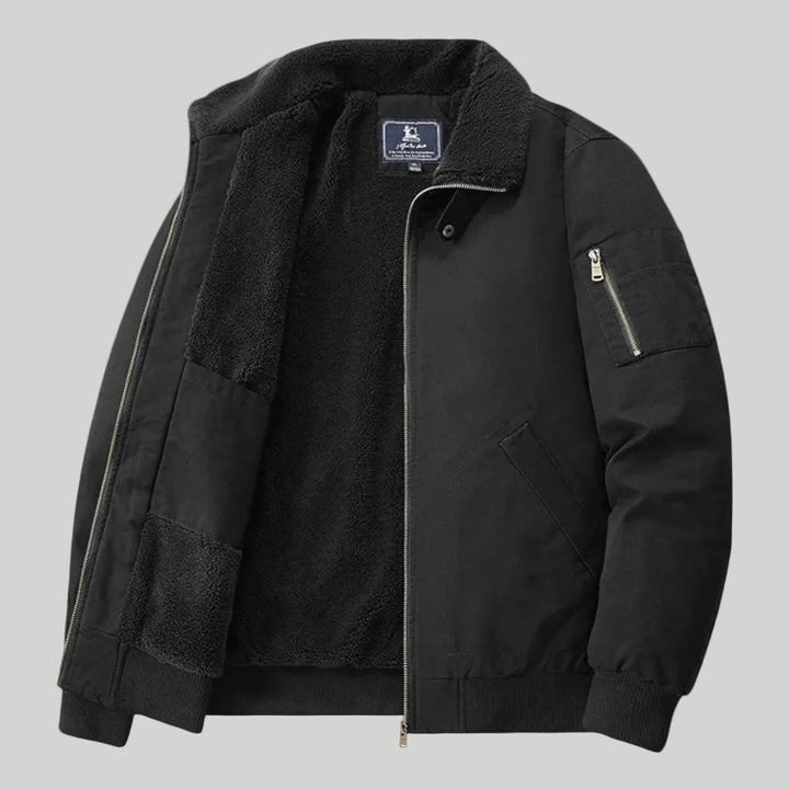Men’s Durable Outdoor Jacket – Insulated Layer for Cold Weather Use