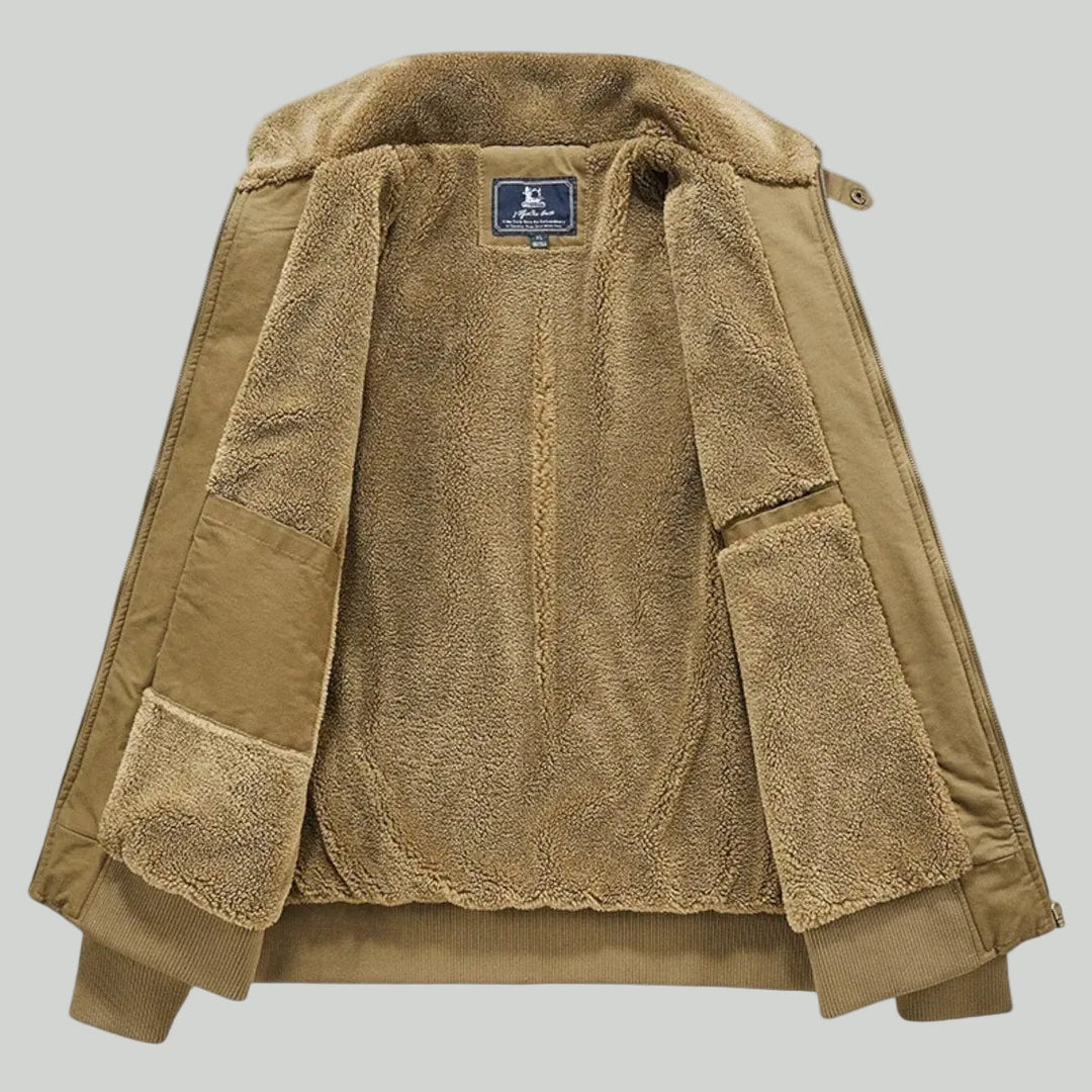 Men’s Durable Outdoor Jacket – Insulated Layer for Cold Weather Use