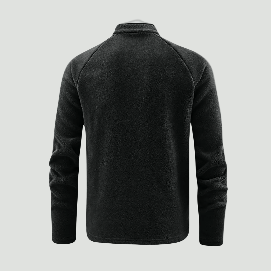 Men’s Thermal Fleece Half-Zip Jacket – Breathable Midlayer for Cold Weather