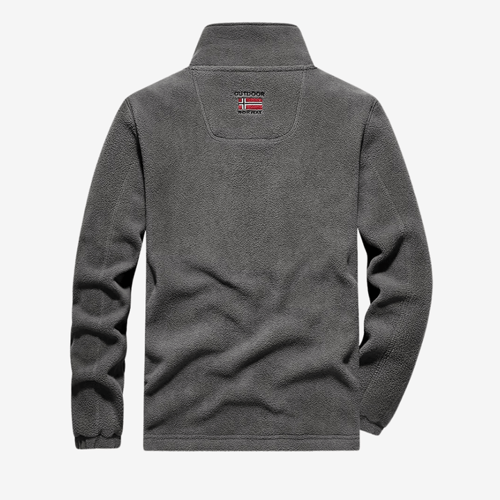 Thermal Breathable Fleece Jacket – Lightweight Mid-Layer for Outdoor Use